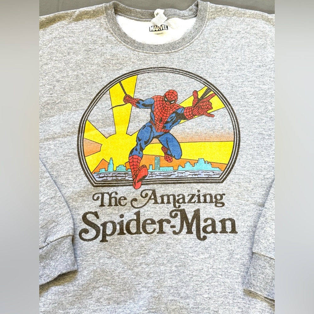 VTG Marvel The Amazing Spiderman Sweatshirt Retro Size‎ XXL